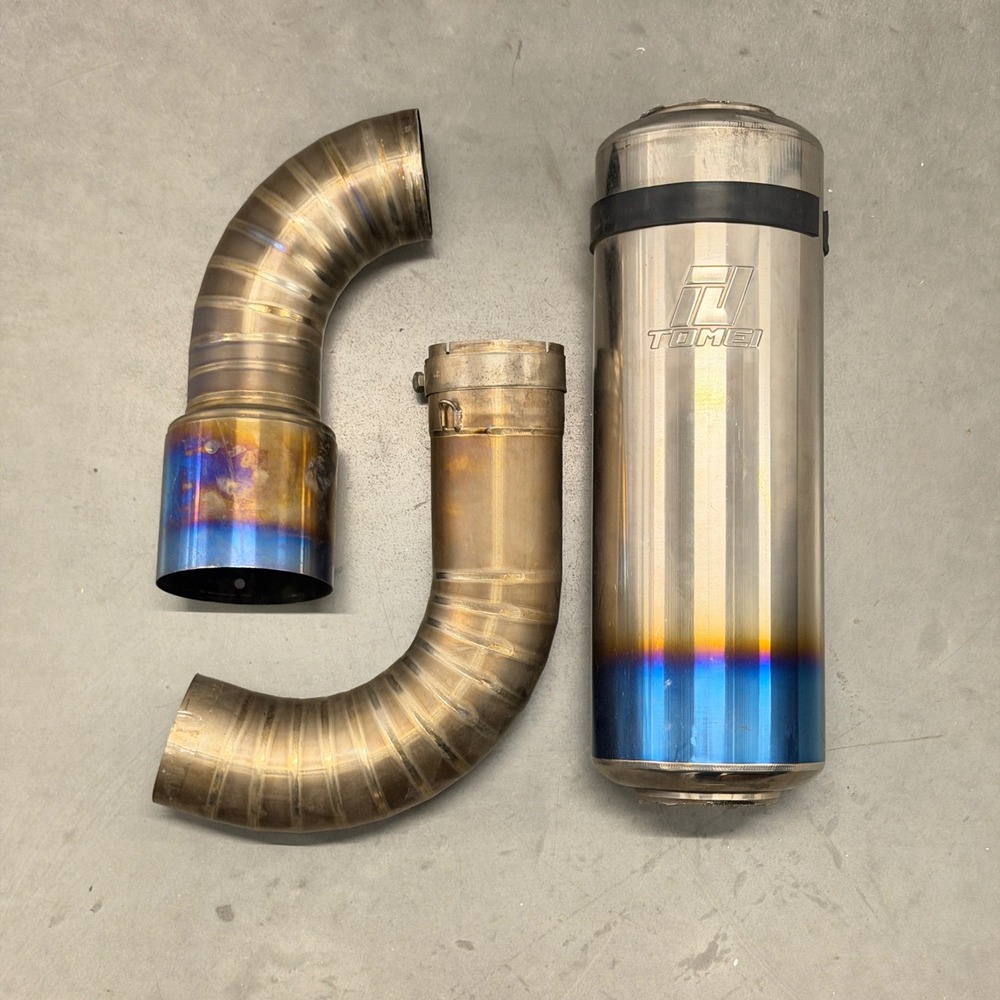 GR Supra 20-25 Tomei Expreme Ti Type R Titanium Exhaust Resonator Muffler 3.5"